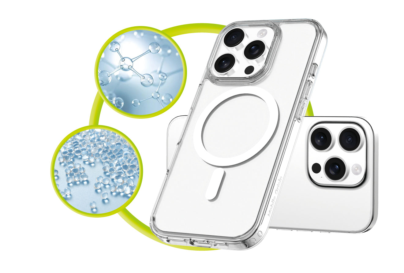 Mobile Origin Hybrid MagSafe tok, átlátszó - iPhone 16 Pro