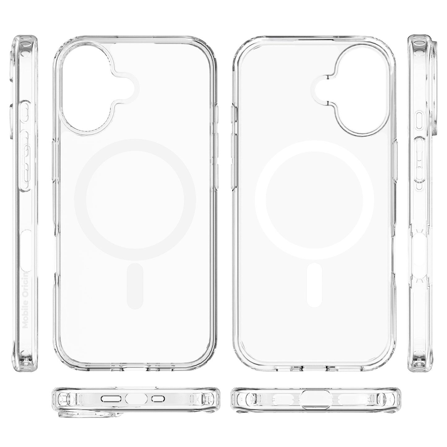 Mobile Origin Hybrid MagSafe tok, átlátszó - iPhone 16