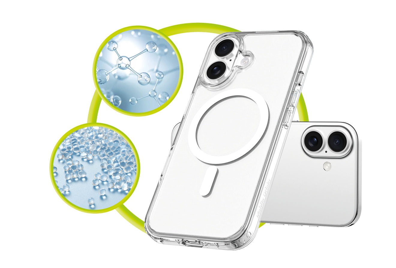 Mobile Origin Hybrid MagSafe tok, átlátszó - iPhone 16