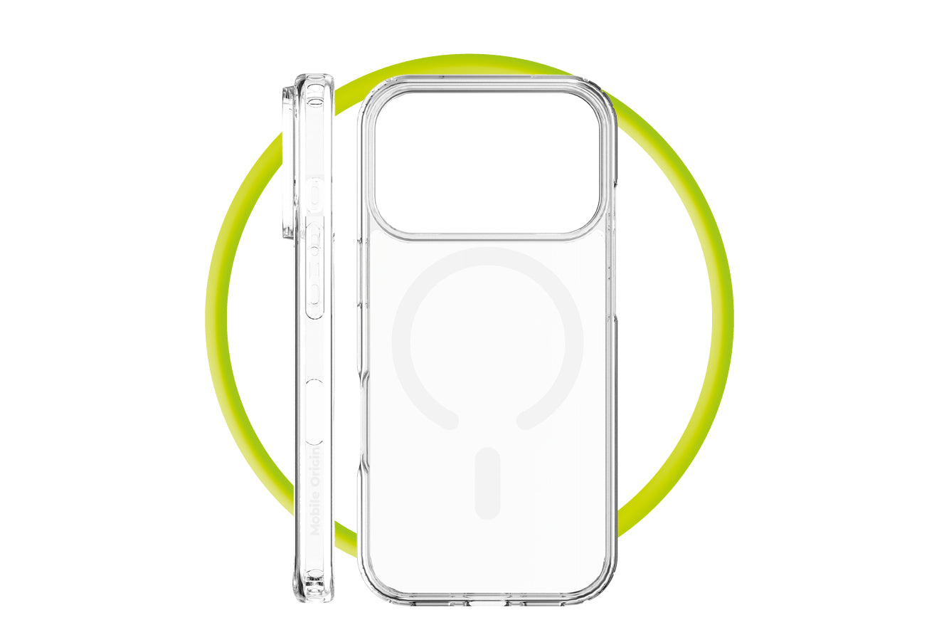 Mobile Origin Hybrid MagSafe tok, átlátszó - iPhone 17 Pro Max