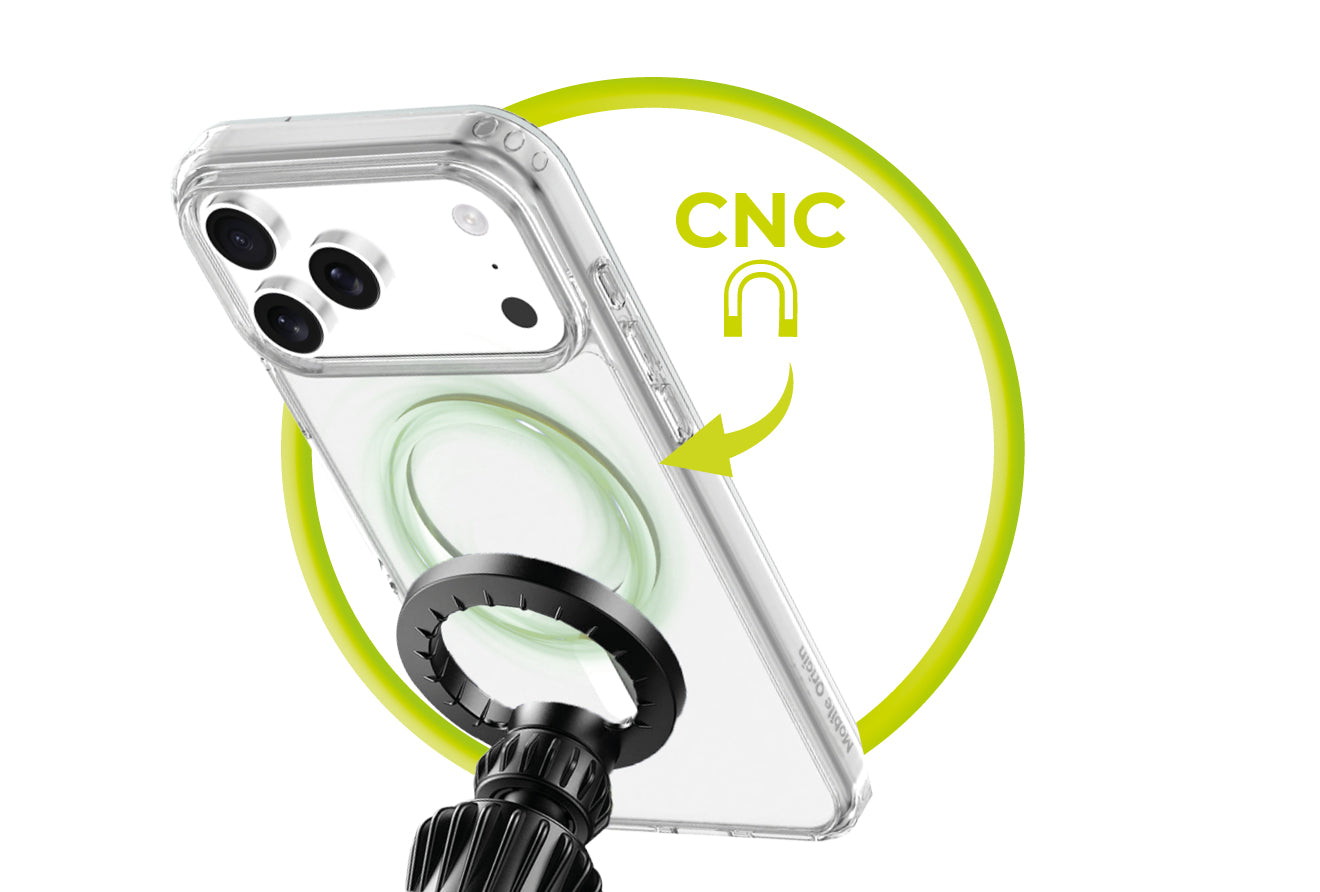 Mobile Origin Hybrid MagSafe tok, átlátszó - iPhone 17 Pro Max