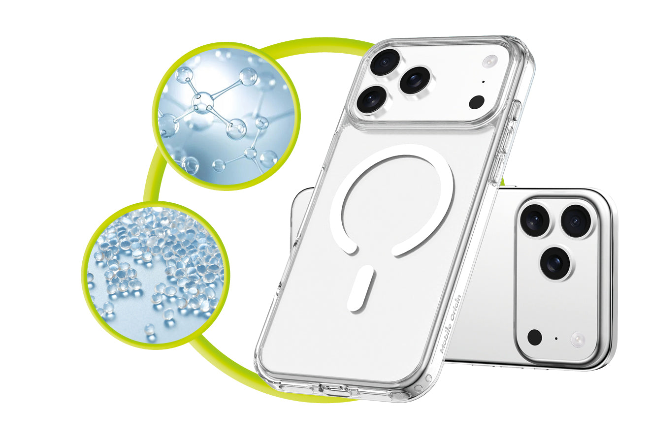Mobile Origin Hybrid MagSafe tok, átlátszó - iPhone 17 Pro Max