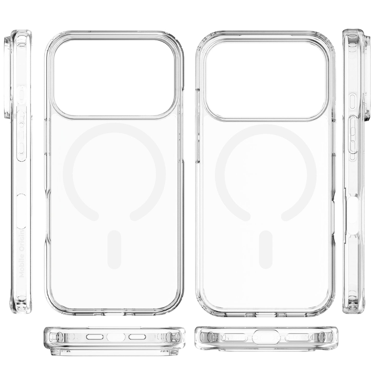 Mobile Origin Hybrid MagSafe tok, átlátszó - iPhone 17 Pro