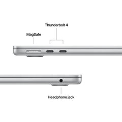 13 hüvelykes MacBook Air: Apple M5 chip 10 magos CPU-val és 10 magos GPU-val, 1TB SSD, 32GB RAM, Háttér-világítású Magic Keyboard Touch ID-val, 70 wattos USB‑C adapterrel – magyar - ezüst CTO