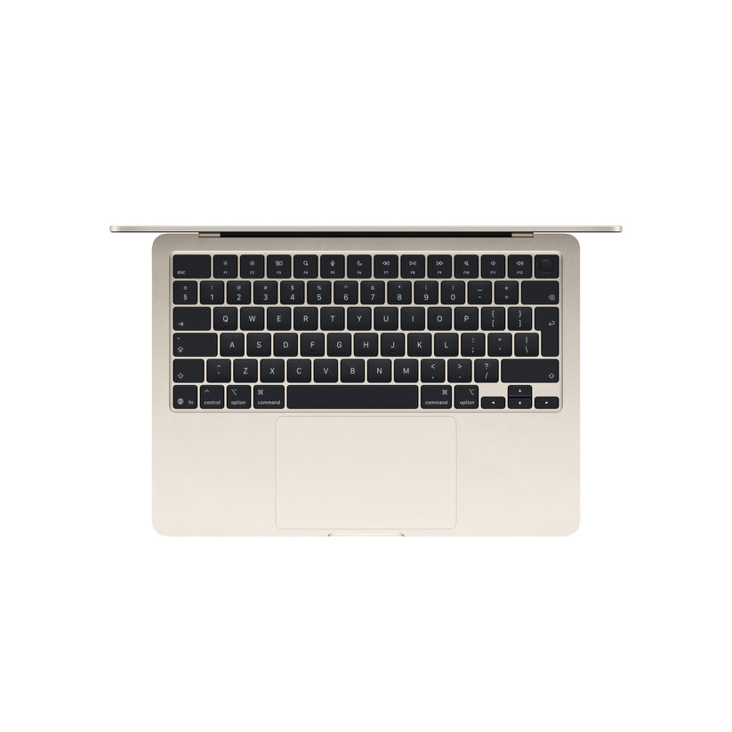13 hüvelykes MacBook Air: Apple M5 chip 10 magos CPU-val és 10 magos GPU-val, 1TB SSD, 24GB RAM, Háttér-világítású Magic Keyboard Touch ID-val, 35 wattos, kétportos USB‑C adapterrel – nemzetközi angol - csillagfény CTO