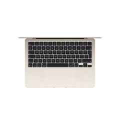13 hüvelykes MacBook Air: Apple M5 chip 10 magos CPU-val és 10 magos GPU-val, 4TB SSD, 24GB RAM, Háttér-világítású Magic Keyboard Touch ID-val, 35 wattos, kétportos USB‑C adapterrel – nemzetközi angol - csillagfény CTO