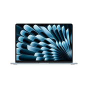 15 hüvelykes MacBook Air: Apple M5 chip 10 magos CPU-val és 10 magos GPU-val, 512GB SSD, 24GB RAM, Háttér-világítású Magic Keyboard Touch ID‑val, 70 wattos adapterrel – nemzetközi angol - égkék CTO