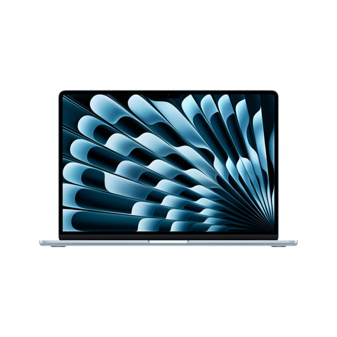 15 hüvelykes MacBook Air: Apple M5 chip 10 magos CPU-val és 10 magos GPU-val, 512GB SSD, 24GB RAM, Háttér-világítású Magic Keyboard Touch ID‑val, 70 wattos adapterrel – nemzetközi angol - égkék CTO