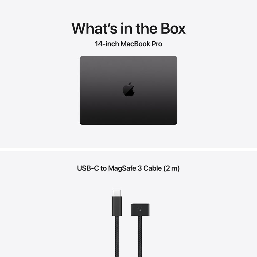 14 hüvelykes MacBook Pro: Apple M5 Max chip 18 magos CPU-val és 32 magos GPU-val, 36GB, 2TB SSD - asztrofekete