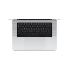 16 hüvelykes MacBook Pro: Apple M5 Max chip 18 magos CPU-val és 40 magos GPU-val, 8TB SSD, 128GB RAM, Nanotexturált kijelző, Háttér-világítású Magic Keyboard Touch ID‑val – nemzetközi angol - ezüst CTO