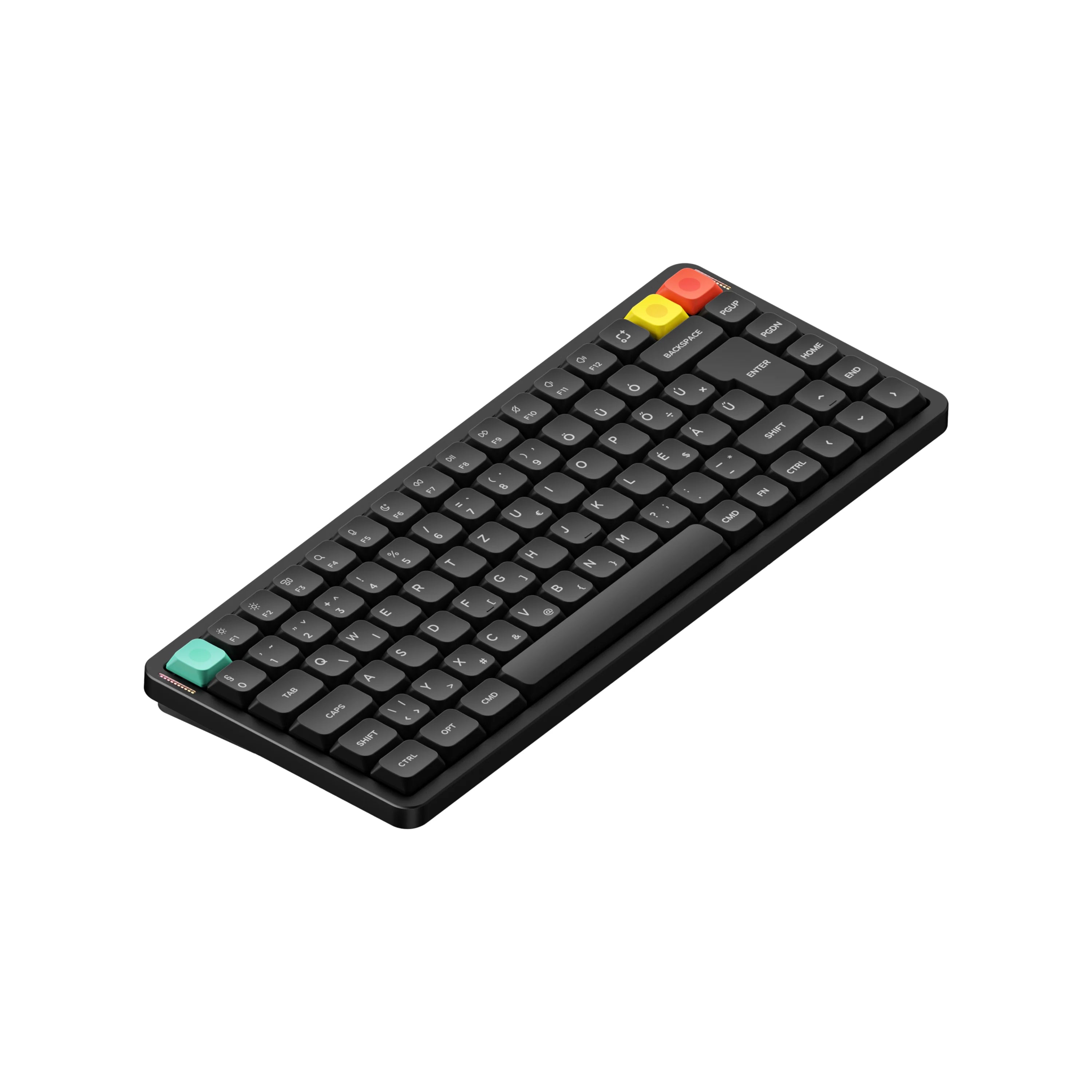 NuPhy Air75 V3 vezeték nélküli Bluetooth billentyűzet, Gateron Blush n ...