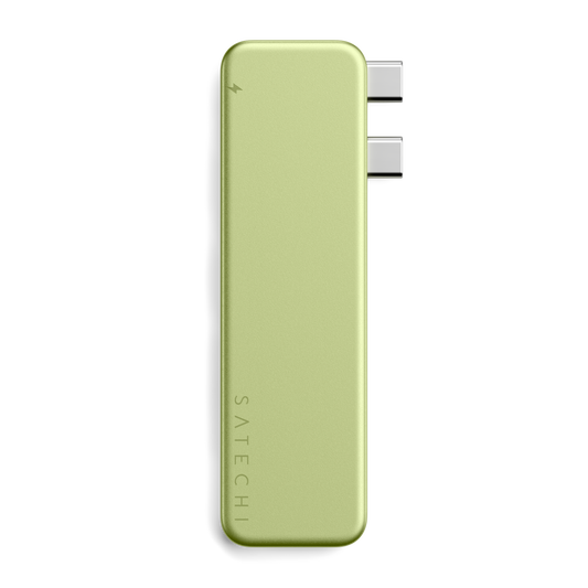 Satechi – USB-C Snap Hub (1x HDMI 4K 60Hz, 1x USB-C 5 Gbps-ig, 1x USB-A 3.0 5 Gbps-ig, 1xUSB-C PD60W, 1x és 1x SD kártya olvasó) - Citrus