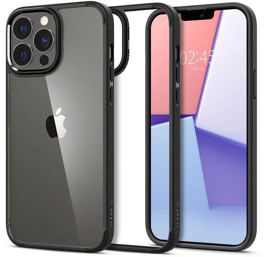 OPEN BOX - SpigenCrystal Hybrid,Matte black - iPhone 13Pro