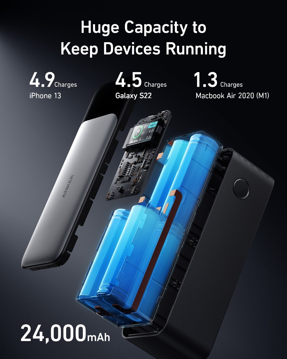 Anker – 737 GaNPrime 140 Wattos PD 24K külső akkumulátor - iSTYLE HU