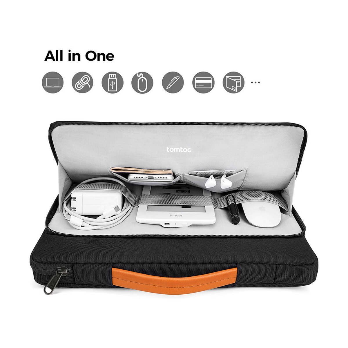 tomtoc – Briefcase MacBook Pro 16" (2021) tok - Fekete - iSTYLE HU