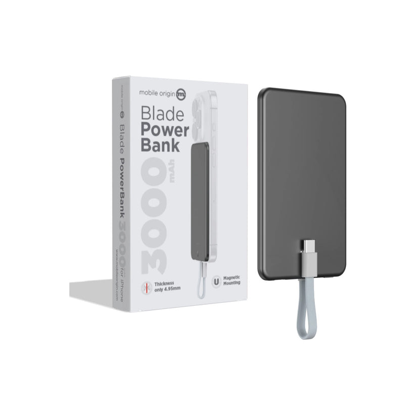 Mobile Origin – Blade PowerBank 3000mAh - szürke - iSTYLE HU