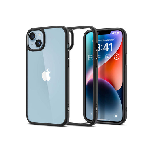Spigen – Crystal Hybrid iPhone 14 tok - fekete - iSTYLE HU