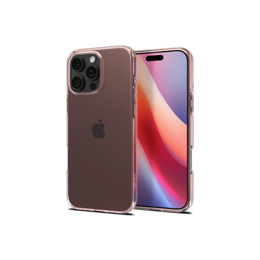 Spigen – Crystal Flex, space crystal iPhone 16 Pro Max tok - átlátszó rózsaszín - iSTYLE HU