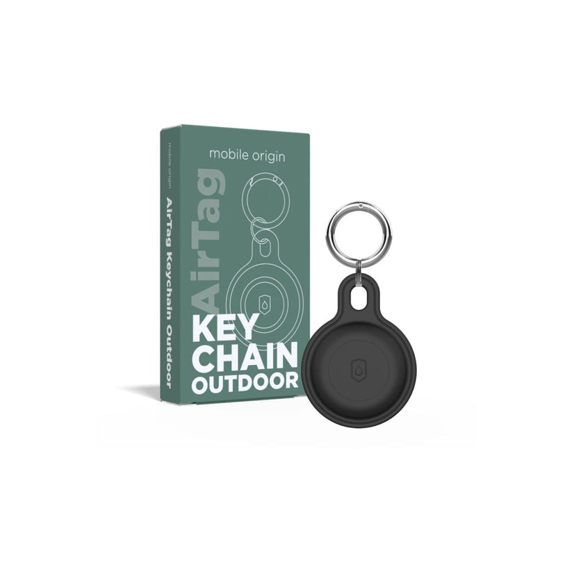 Mobile Origin – Airtag Outdoor KeyChain - fekete - iSTYLE HU