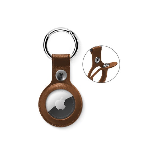 iSTYLE - Bőr tok AirTag-hez - Barna - iSTYLE HU