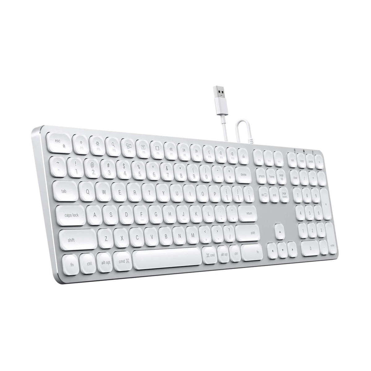 Satechi – Aluminum Wired Keyboard for Mac - US - ezüst - iSTYLE HU