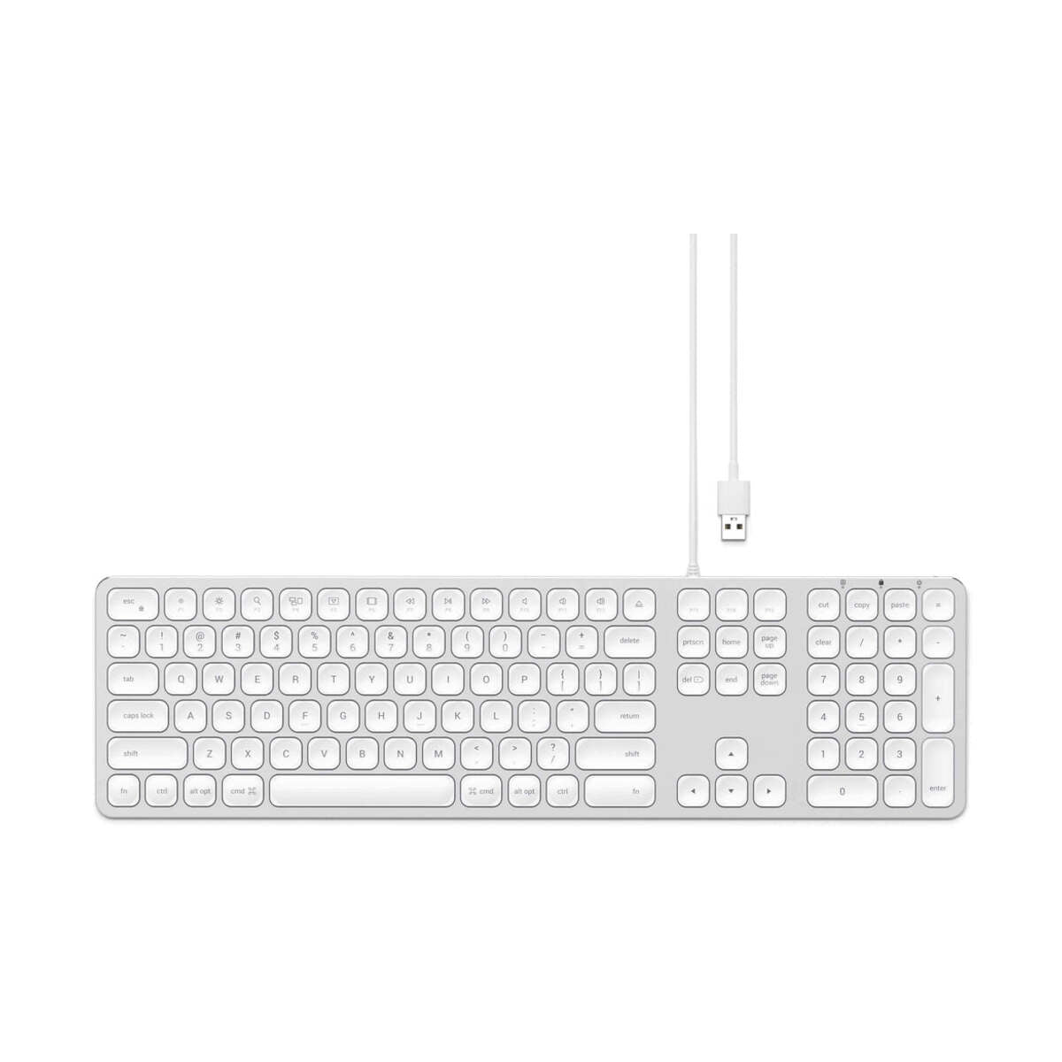 Satechi – Aluminum Wired Keyboard for Mac - US - ezüst - iSTYLE HU