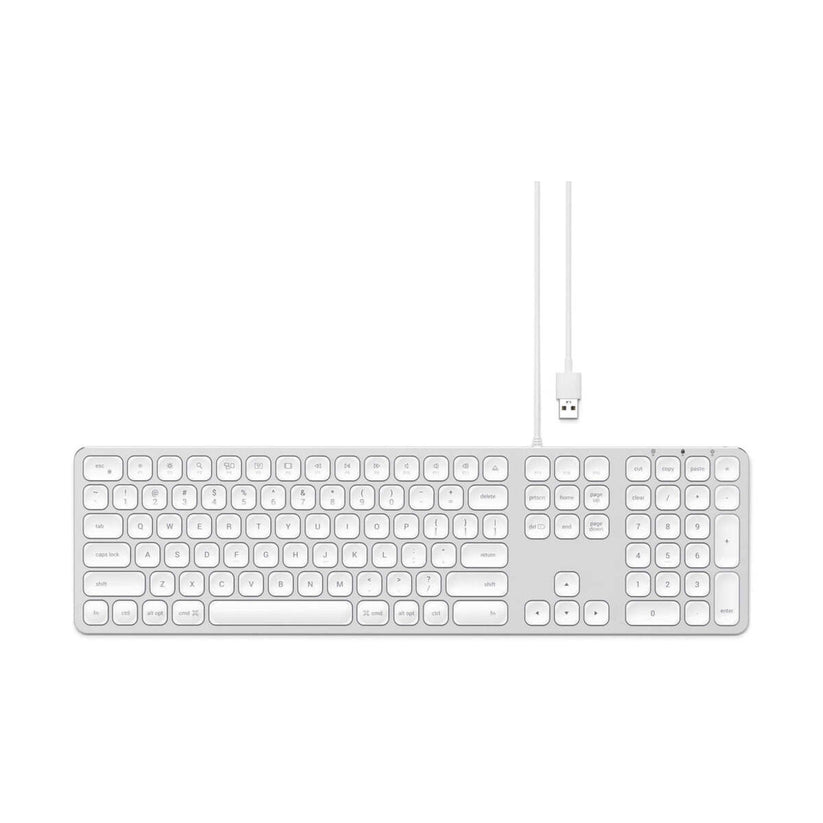 Satechi – Aluminum Wired Keyboard for Mac - US - ezüst - iSTYLE HU