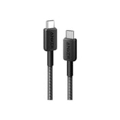 Anker - 322 kétoldalú USB-C kábel (0,9m) – fekete - iSTYLE HU