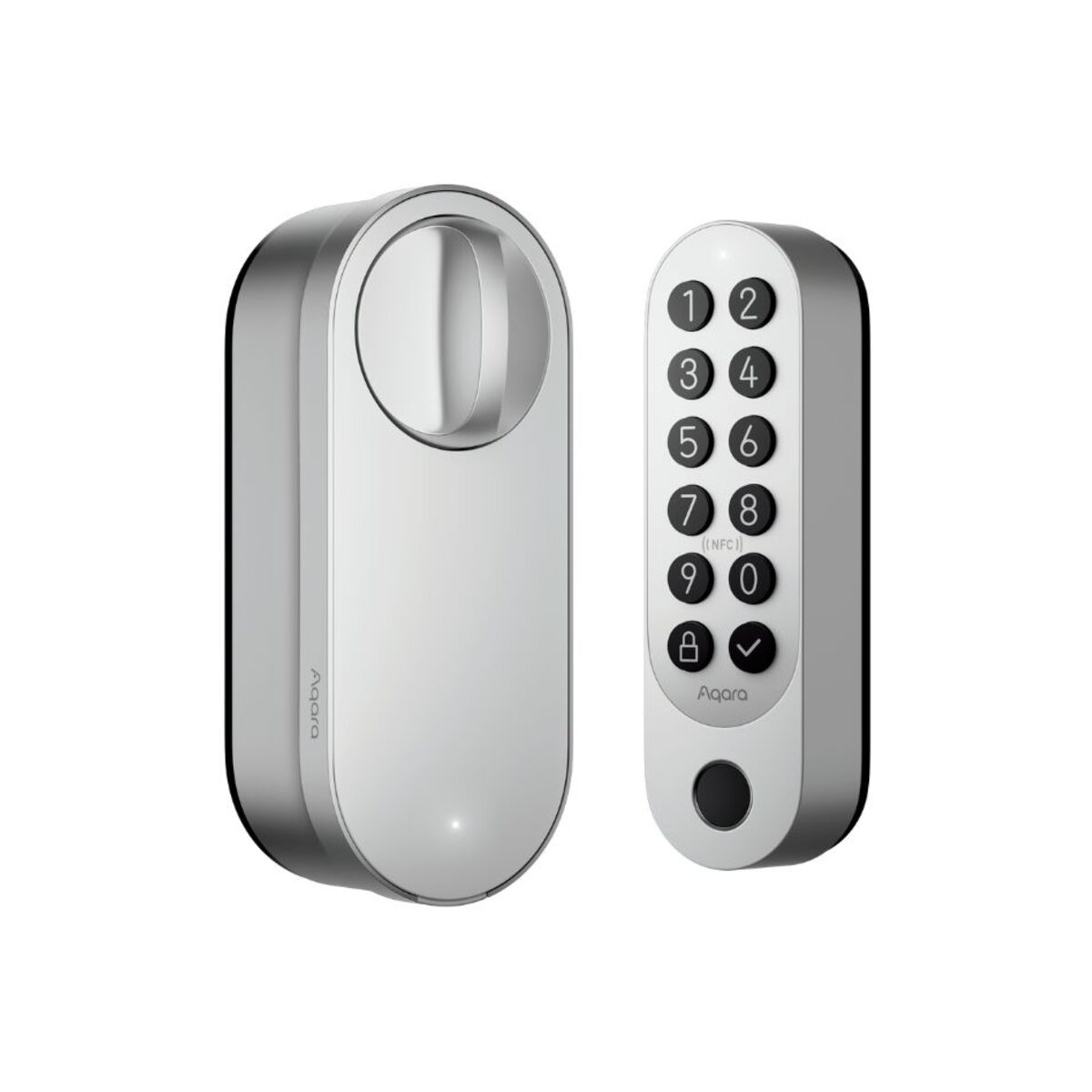 AQARA U200 Smart Lock utólag felszerelhető zárbetét, Matter kompatibilis, ezüst színű - iSTYLE HU