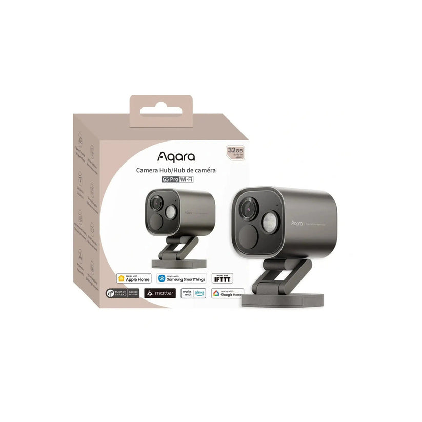 AQARA G5 Camera Hub Pro, kültéri HomeKit SecureVideo kamera, beépített Zigbee és Thread átjáróval, Wi-Fi verzió, szürke - iSTYLE HU