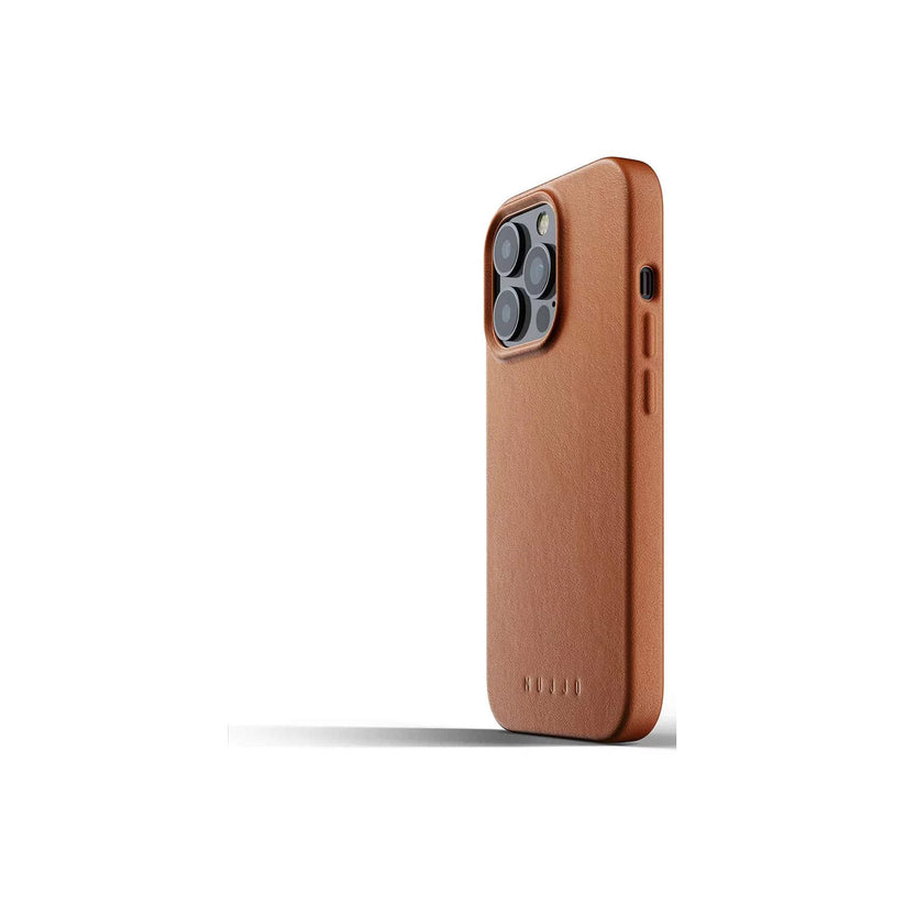 Mujjo – iPhone 13 Pro bőr tok - barna - iSTYLE HU