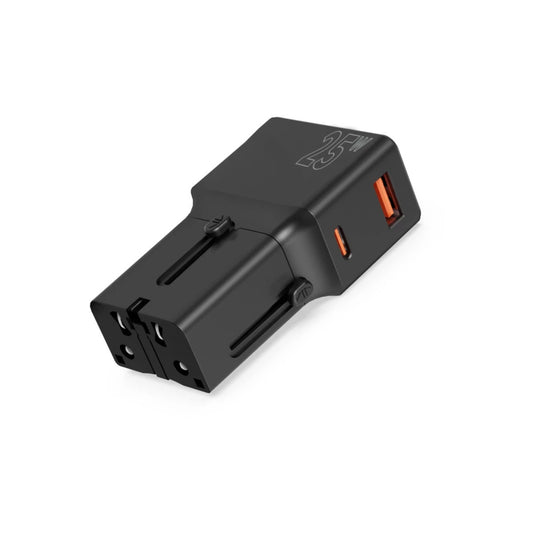 Mobile Origin – 25W-os utazó adapter (EU/US/UK/AU) - fekete - iSTYLE HU
