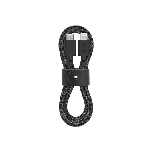 Native Union – Fonott USB-C - Lightning kábel - fekete - iSTYLE HU