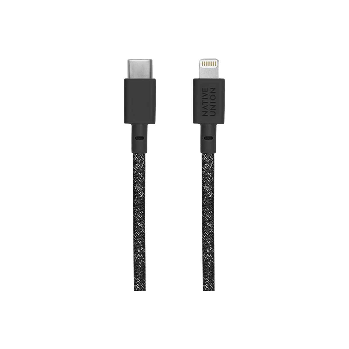 Native Union – Fonott USB-C - Lightning kábel - fekete - iSTYLE HU