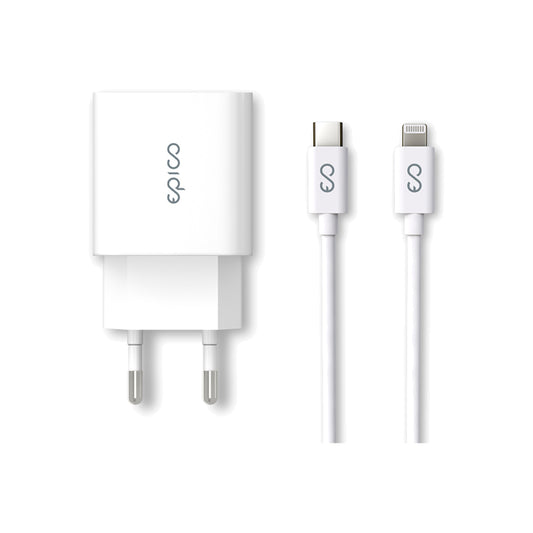 EPICO – 20 Wattos töltő adapter és töltő kábel csomag - iSTYLE HU