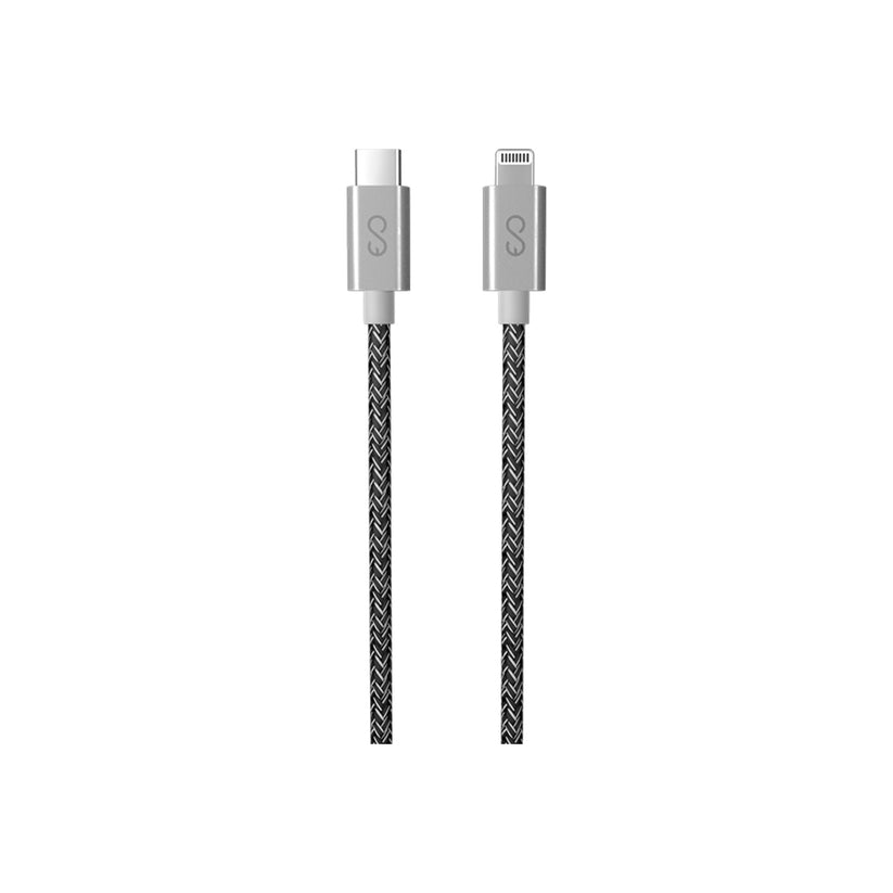 Epico – Fabric Braided USB-C to Lightning kábel (1.2m) - asztroszürke - iSTYLE HU