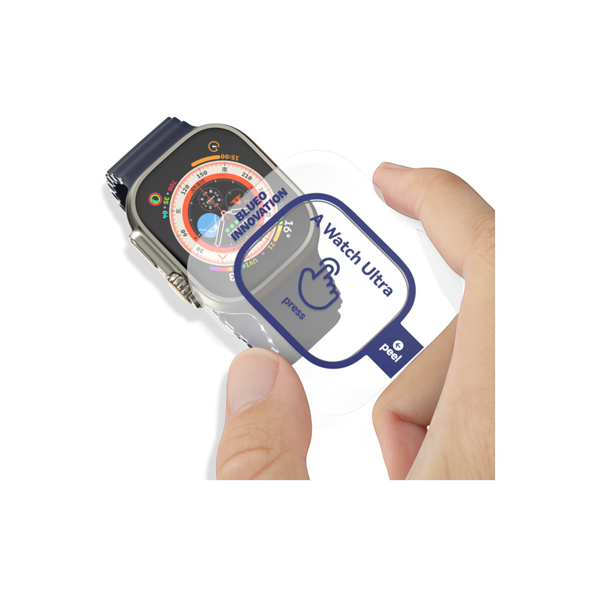 Blueo – Sapphire & Titanium üvegfólia - Apple Watch Ultra - iSTYLE HU