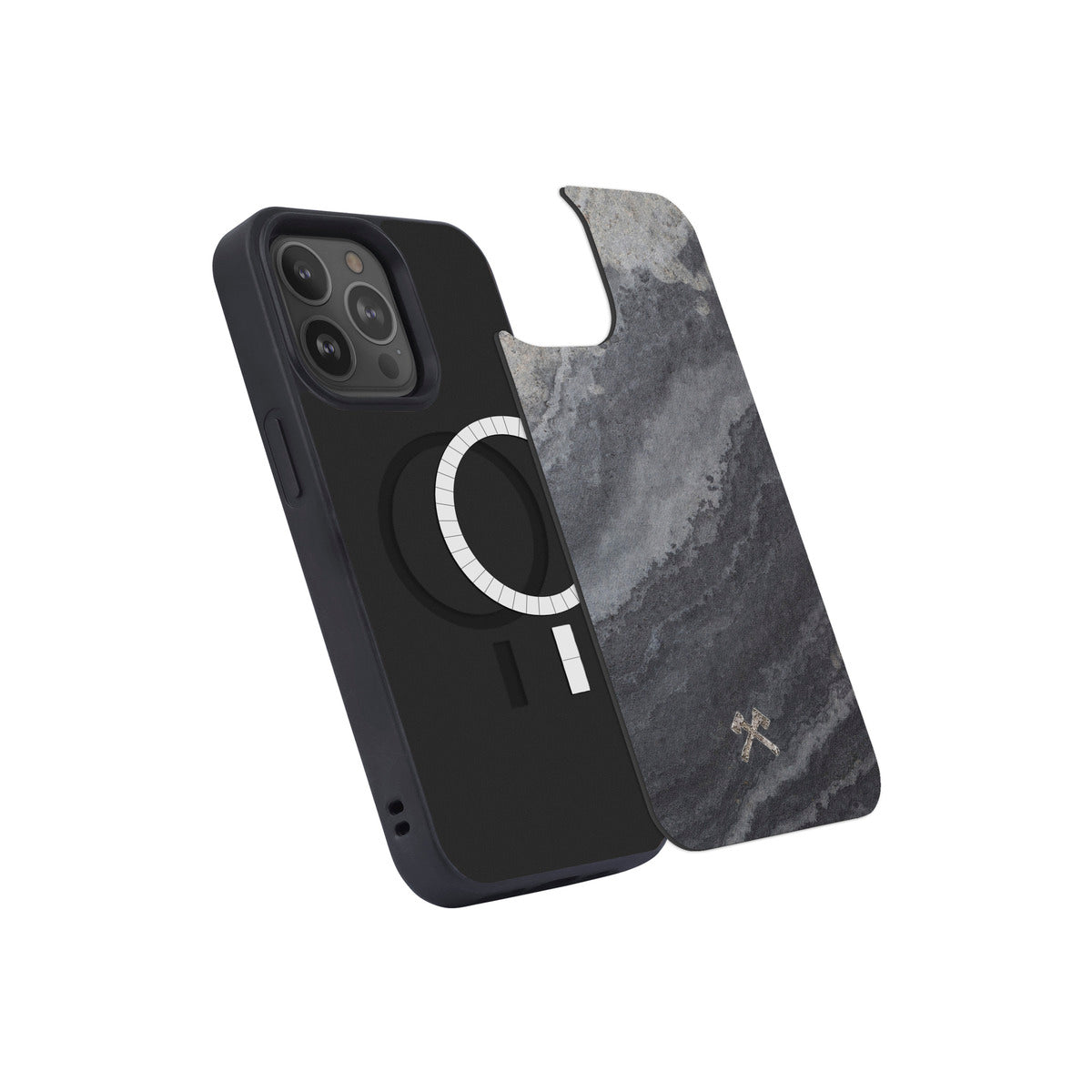 Woodcessories – Bumper Magsafe iPhone 13 Pro Max tok - szürke palakő - iSTYLE HU