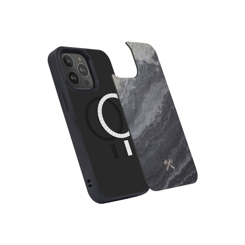 Woodcessories – Bumper Magsafe iPhone 13 Pro Max tok - szürke palakő - iSTYLE HU