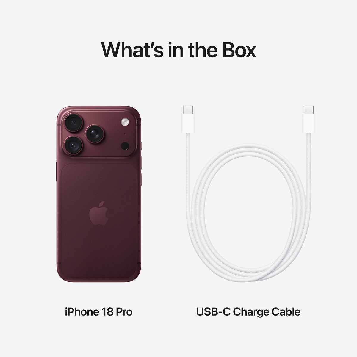 iPhone 18 Pro 1TB – burgundi