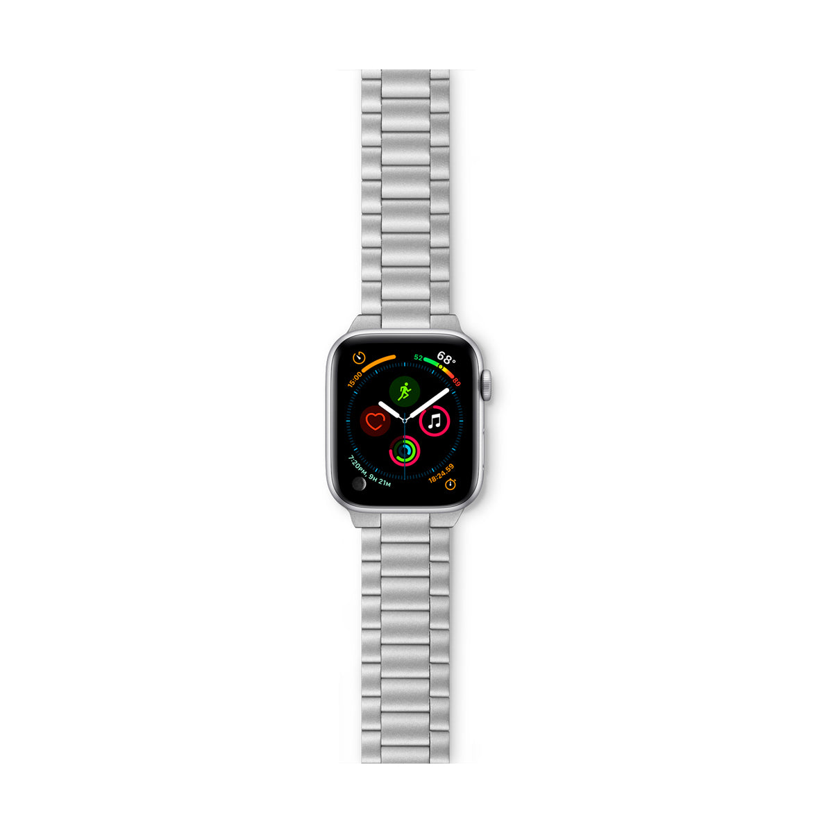 EPICO – Rozsdamentes acél Apple Watch 42/44/45 mm szíj - ezüst - iSTYLE HU