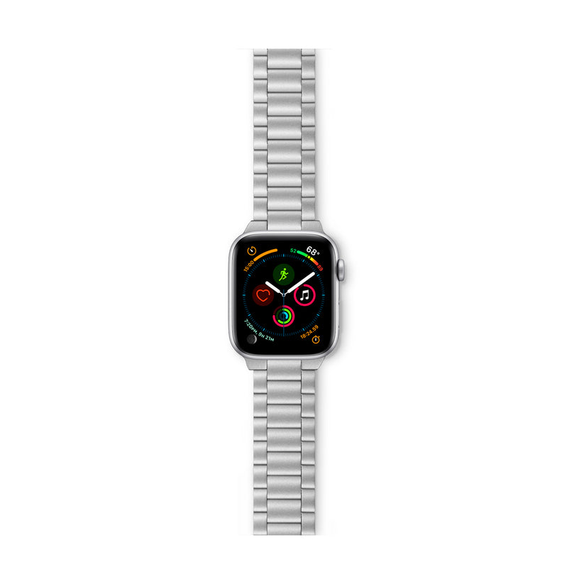 EPICO – Rozsdamentes acél Apple Watch 42/44/45 mm szíj - ezüst - iSTYLE HU