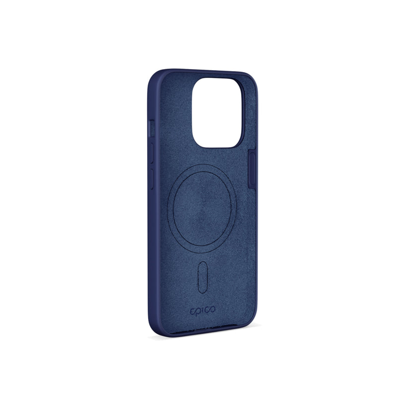 EPICO – iPhone 14 Plus Szilikon tok (MagSafe-kompatibilis) - kék - iSTYLE HU