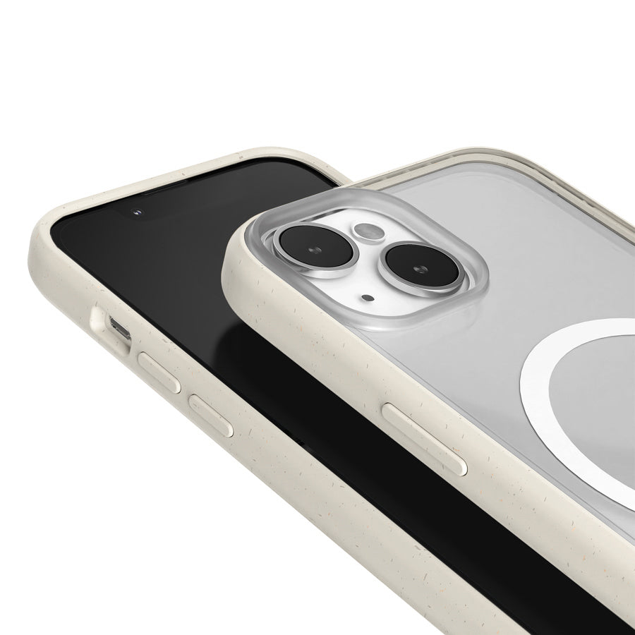 Woodcessories – Clear Case iPhone 14 MagSafe tok - Törtfehér - iSTYLE HU