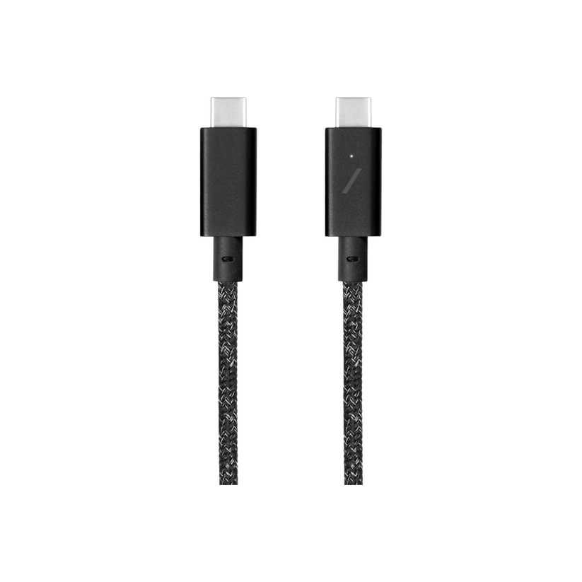 Native Union – Fonott USB-C kábel (2.4m) - fekete - iSTYLE HU
