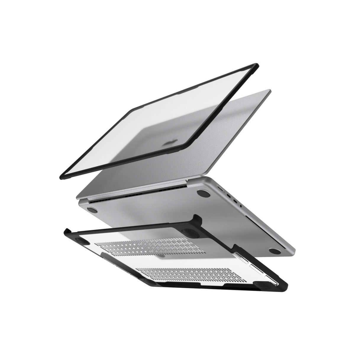 SwitchEasy – Defender MacBook Air 13" tok - átlátszó/fekete - iSTYLE HU