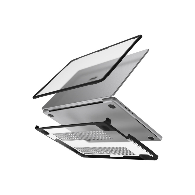 SwitchEasy – Defender MacBook Air 13" tok - átlátszó/fekete - iSTYLE HU