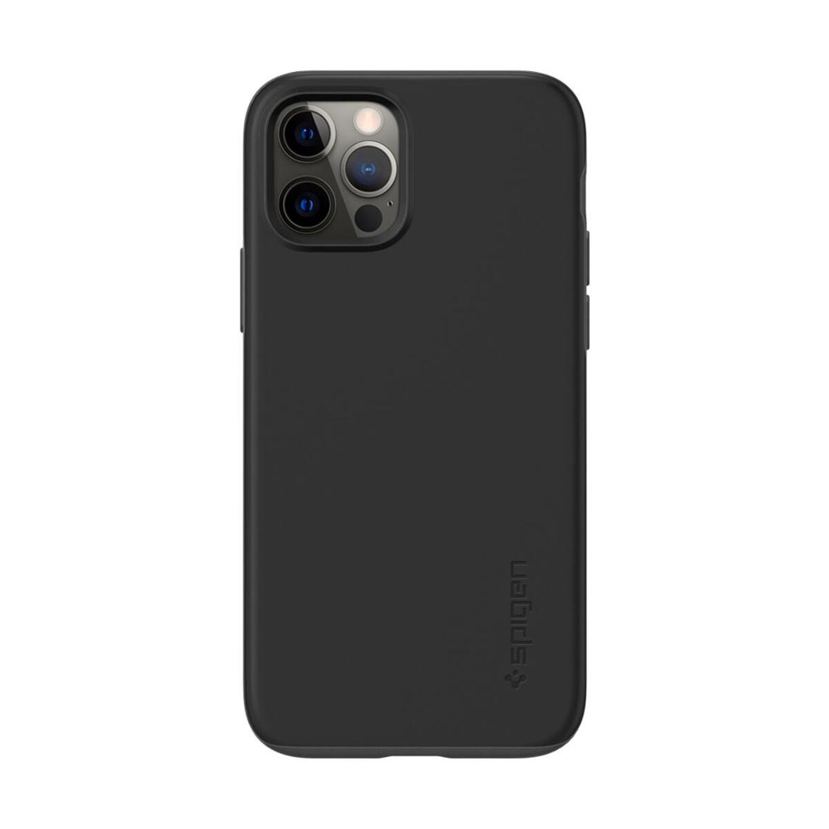 Spigen – Thin Fit iPhone 12 / 12 Pro tok - Fekete - Open Box - iSTYLE HU