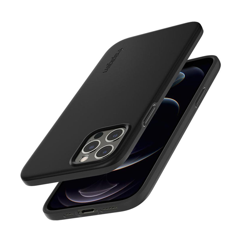 Spigen – Thin Fit iPhone 12 / 12 Pro tok - Fekete - Open Box - iSTYLE HU