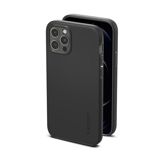 Spigen – Thin Fit iPhone 12 / 12 Pro tok - Fekete - Open Box - iSTYLE HU